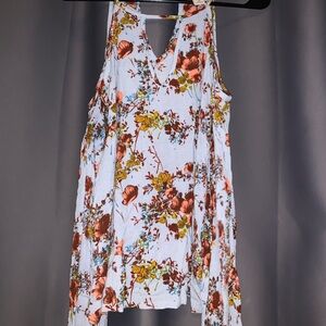 Floral Cold shoulder Women's Top M